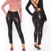 Pantalones de Cuero Primavera 2025 Nuevo Comercio Exterior Popular Pantalones de Cuero PU para Mujer Pantalones Casuales para Chica Caliente Dropshipping
