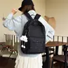Mochila transfronteriza para mujer, estilo japonés, fresca y simple, mochila escolar para estudiante de secundaria, versión coreana, casual y versátil, mochila simple de verano