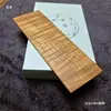 01 Marcapáginas Clásico Chino de Madera Dorada Nanmu, Estilo Antiguo, Arte Cultural y Creativo, Regalo Hecho a Mano Retro para Maestros, en Blanco Estilo Ciudad Prohibida