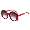 Nuevas Gafas de Sol de Moda Personalizadas Transfronterizas para Usar en Europa y América, Fotografía Callejera, Fiesta Festiva, Montura Redonda, Gafas de Sol para Mujer T22149