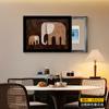 2025 Nova Caixa de Medidor Elétrico Pintura Decorativa Retrô Elefante Caixa de Distribuição Bloqueando Pintura Pendurada Caixa de Energia Caixa de Chave Principal Mural