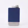 Novo Frasco Espesso de Aço Inoxidável 304 de 9 Galões para Acampamento ao Ar Livre Frasco Quadrado Plano Portátil Conjunto de Vinho Fabricante Atacado