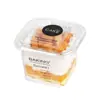 Caja de pastel de leche de frijol mousse de salvado de madera de red social caja de embalaje de pesca de frutas tiramisú lasaña caja de postre mousse