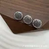 Botões de Zircônia com Diamante Colorido Brilhante, Botões de Punho para Cardigã e Camisa, Acessórios para Terno, Botões de Diamante de Cristal Super Brilhantes, Acessórios DIY Banhados a Cobre