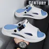 Chinelos de Verão para Homens 2026 Novo Estilo Chinelos Slip-On, Estilosos e Versáteis para Uso Externo, Dupla Finalidade para Dirigir e Uso Casual na Praia