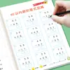 Livro de Traçado de Caracteres Chineses Pinyin Digital para Jardim de Infância para Crianças Pequenas Conectarem Adição e Subtração Dentro de 10-20-50-100 Todos os Dias