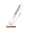 Raspador de Fondo de Olla de Acero Inoxidable para Eliminar Grasa, Cuchillo Limpiador de Campana Extractora, Herramienta Limpiadora de Teppanyaki, Herramienta Limpiadora de Grasa, Herramienta de Limpieza