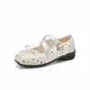 Zapatos de mujer estilo ballet con plataforma, que aumentan la altura, nuevo modelo de verano 2026, perfectos para combinar con faldas, zapatos Mary Jane de malla casual