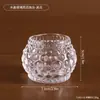 Portavelas de Cristal de Lujo Ligero, Decoración de Escritorio Estilo Nórdico, Taza de Vela para Aromaterapia en Casa, Accesorio Atmosférico para Fotos