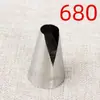 Bico para confeitar Santa Anna de boca profunda 680# aço inoxidável 304 soldagem polimento ferramenta DIY para assar grande