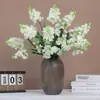 Cacho Simulado de Dez Hiacintos e Delfínios para Fotografia de Casamento, Decoração Elegante, Arte Floral para Casa, Atacado Transfronteiriço de Flores Artificiais