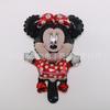 Nuevo mini globo de aluminio de 16 pulgadas de Mickey Minnie para decoración de fiestas temáticas de cumpleaños infantiles de Mickey Mouse, bola de papel de aluminio