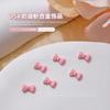 Joias de liga para nail art rosa claro amor tridimensional Laço Cruz urso acessórios de decoração de unhas atacado