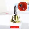 Mini Campana de Mano de 38 mm con Anillo Colgante Decorativo Recordatorio de Clase para Estudiantes Campana de Llamada Campana de Servicio para Restaurante Bar