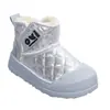 Botas de Nieve para Niñas 2025 Nuevo Invierno Engrosadas Forradas de Felpa Zapatos Grandes de Algodón Cálidos para Niñas Bebé Protectoras Impermeables Botas de Algodón
