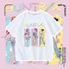 Camiseta de Manga Corta Cazadores de Demonios de Comercio Exterior Transfronterizo para Hombres, Mujeres y Niños, Camiseta Versátil de Media Manga