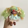 Muñeca de Cáscara de Fruta Producto Terminado, Colgante Carrillón de Viento de Cáscara de Fruta, Muñeca de Vaina de Frijol Artesanía Terminada, Colgante Hecho a Mano Lindo-Feo