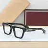 Jmm Larami Moda Transfronteiriça Luxo Turquesa Artesanal Óptico Quadrado Tendência Armações de Óculos Lisas para Homens e Mulheres Podem Ser Equipadas com Lentes
