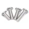 Tornillos de Cabeza Plana Biselada, Hierro Niquelado, Cuadrado Interior Hexagonal, Fuerza de Sujeción Fuerte, Antiaflojamiento, Instalación Estable, Suministro Mayorista de Ferretería