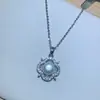 Moda Estilo Coreano Simple Fresco Perla de Agua Dulce Pez Dorado Pequeño Colgante Collar Nicho Gama Alta Versátil Cadena para Clavícula