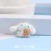 Cachorro de orelhas grandes brilhante de desenho animado acessórios cola cremosa diy capa de celular caixa de papelaria Goka porta-canetas material decorativo menina