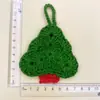 Acessórios de Árvore de Natal Tricotados à Mão Decorações de Presente Pingentes de Presente de Natal Feitos à Mão Acessórios Tricotados