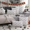 Funda de Almohada de Calabaza Fantasma de Halloween Almohada de Felpa Estéreo Funda de Almohada para Cojín Funda de Almohada para Cintura de Sofá de Sala de Estar Venta al por Mayor