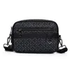 Nueva bolsa cruzada para hombre transfronteriza, bolso de hombro de PU a cuadros, bolsa de almacenamiento, bolsa para teléfono, bolsa simple casual para viajes cortos