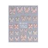 Pegatinas de uñas de mariposa roja en línea al por mayor libro rojo pequeño mariposa colorida láser flor 5D relieve tridimensional pegatinas adhesivas