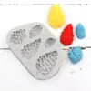 Molde de silicona para piñones y azúcar moldes de tuercas para hornear DIY accesorios para teléfono móvil molde de caída molde de yeso