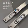 Pestillo Oculto de Acero Inoxidable, Pestillo de Resorte Grueso Sólido en Forma de L, Herrajes para Gabinetes, Cerrojo de Puerta, Candado Antirrobo de Acero Inoxidable