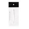 Meitao Seiko Punta Plana Oblicua Boca de Gancho Adhesivo para Doble Párpado 96 Pinzas para Cejas Pinzas Pinzas Extractoras Pinzas para Cejas de Acero Inoxidable Pinzas para Cejas