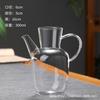 Tetera hecha a mano de colección (nota clásica del agua) Tetera de vidrio de borosilicato alto de mano petaca tetera imitación tetera Song tetera verde