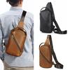 Fabricante Personalizado Productos de Amazon Capa Fuente Cuero Vacuno 9.7 pulgadas iPad Hombro Bandolera Bolsa de Pecho de Cuero Genuino Primavera para Hombre