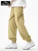 Pantalones Casuales Sueltos de Trabajo para Hombre Explorer para Deportes al Aire Libre Primavera y Otoño Nuevo Estilo Pantalones de Montañismo con Cordón y Puños para Hombre