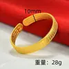 Joia de Liga de Cobre, Cor Esmaltada Paisagem de Mil Milhas Sutra do Coração Pulseira Aberta para Mulheres, Pulseira com Design de Nicho