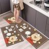Tapetes para Piso de Cocina Resistentes a Manchas y a Prueba de Aceite, Tapetes para el Hogar, Tapetes Largos para Puerta de Entrada de Baño, Felpudos, Alfombras para Dormitorio Temu