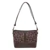 Bolsa Quadrada Pequena Estampada de Leopardo da Moda para Mulheres 2026 Primavera Nova Tendência Casual Simples Bolsa de Ombro Bolsa Transversal Estilo Coreano Bolsa Feminina
