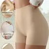 Calça de Segurança Feminina Leggings Europeia e Americana Transfronteiriça Sem Costura Anti-Exposição Não Enrola no Entrepernas Sensação Nua Pode Ser Usada por Fora Venda por Atacado de Comércio Exterior