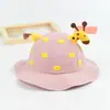 Chapéu de Bebê Estilo Coreano Primavera e Outono Chapéu de Pescador Chapéu para Menino de Bebê Proteção Solar Fina para Menina Verão Infantil Fofo Super Fofo Menino