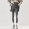 Leggings para Embarazadas con Forro Polar Cintura Alta Scrub Talla Extra Pantalones de Yoga Barbie Ropa Exterior Cálidos Alta Elasticidad Pantalones Shark