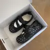 Sandalias Deportivas de Verano 2026 Nuevas de Malla Hueca con Velcro a Juego para Mujer Zapatos Blancos de Nicho Suela Suave Deportivas de Punta Cerrada