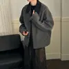 Abrigo de Lana Hombre Otoño Hombres Jóvenes Estilo Old Money Ropa de Hombre Sensación de Alta Gama Estilo Corto Chaqueta Gruesa de Lana de Invierno para Hombre