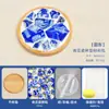 Mosaico de Porcelana Azul e Branca Porta-Copos DIY Feito à Mão Peça de Cerâmica de Jingdezhen Ornatos de Colagem Eventos de Aquecimento para Team Building Presentes