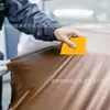 Traje rascador de película para automóvil herramienta rascadora de película para carrocería de coche invisible tapón de borde de corte borde rascador de película transparente grande, mediano y pequeño