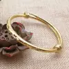 Joyería de plata para mujer puesto de mano vendiendo s925 gypsophila pulsera redonda de empuje y extracción dorada y plateada al por mayor s925 joyería de plata mano