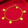 Pulseira de Cabeça Feminina Sha Jin do Vietnã Pulseira Plana Boss Sha Jin Feminina Nova Joia Transfronteiriça