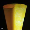 Papel Manteiga Material para Abajur Padrão Mármore Amarelo Estilo Chinês Teto Escultura em Madeira Filme Translucente LED Antirreflexo