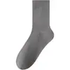 Calcetines de algodón de Xinjiang para hombre, de media pantorrilla, 100% algodón, transpirables, para verano, resistentes al olor, antibacterianos, fabricados por la industria del calcetín de Zhuji, calcetines de algodón puro