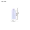 En stock al por mayor pe plástico transparente botella de muestra 10ml alcohol agua agente botella vacía portátil boca pequeña sub-botella líquida